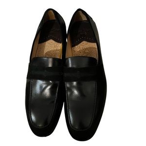 Brand new Robert Graham leather loafers size 11 black